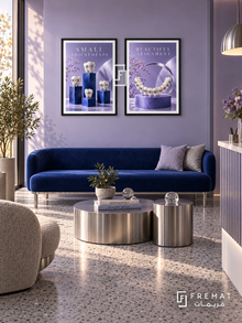 Orthodontics — set of two commercial artworks in Black frames.