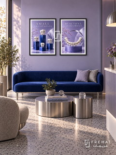 Orthodontics — set of two commercial artworks in Black frames.