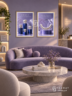 Orthodontics — set of two commercial artworks in Gold frames.