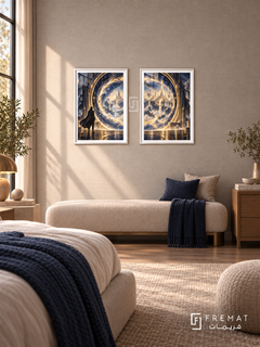 Final Portal — set of two gaming artworks in White frames.